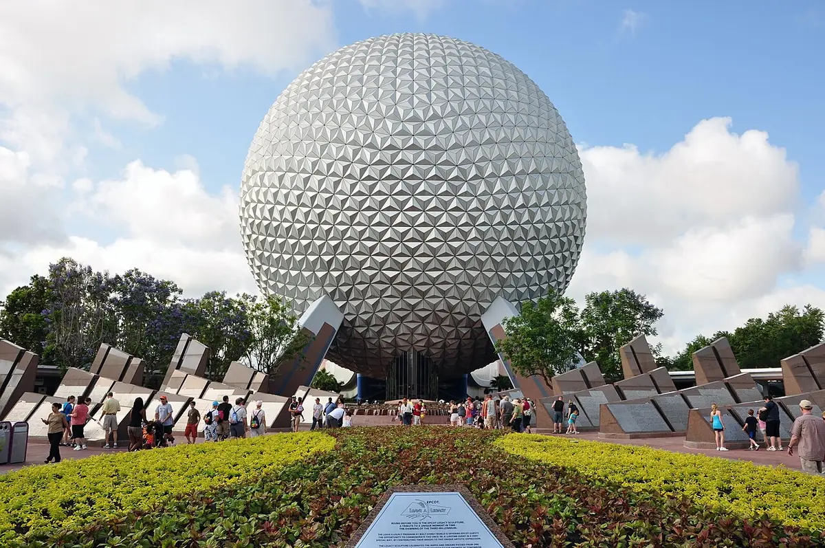 Esfera Spaceship Earth, símbolo do EPCOT