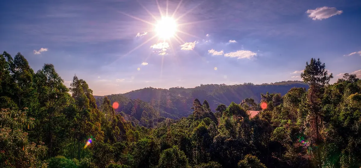 Vista da serra da Mantiqueira em Monte Verde