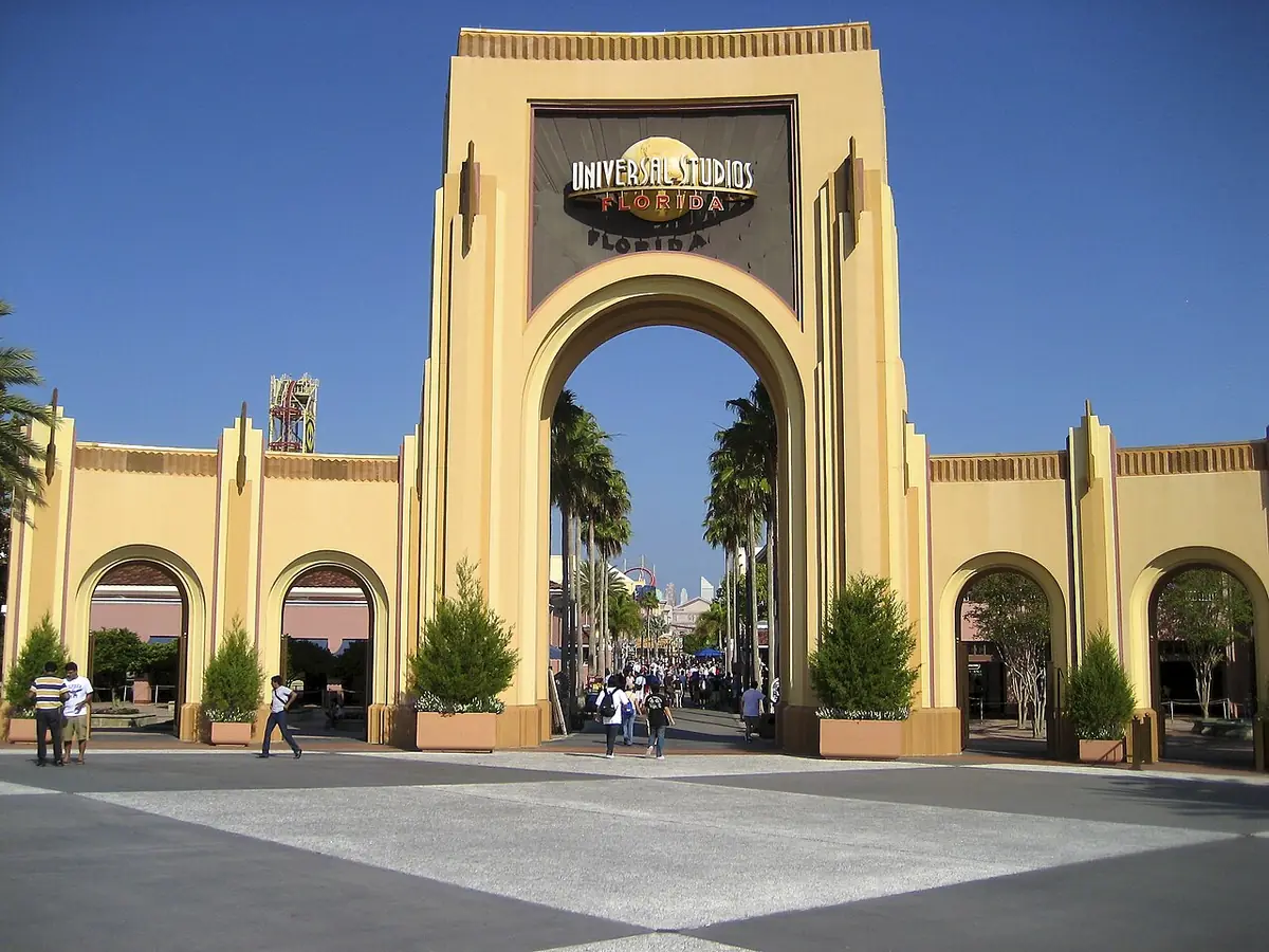 Portal de entrada do Universal Studios Florida